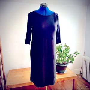 J Jill Wearever Black Jersey Dress, Size Small